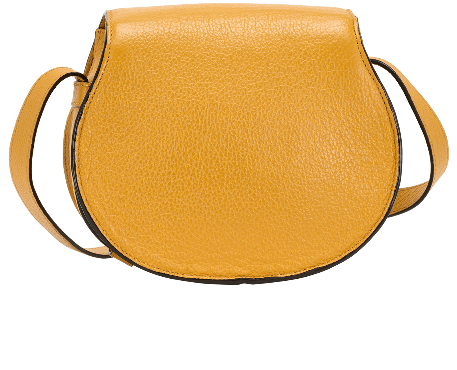Small Marcie Crossbody, &pound;495, Handbags, Yellow, Leather, Back view